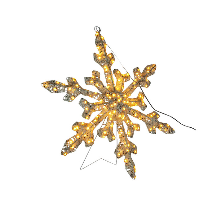 Snöflinga LED Amber 60 cm Konstsmide